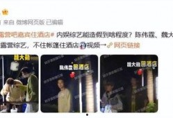 综艺剪辑爆料视频